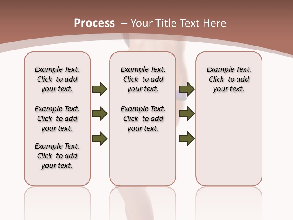 Lingerie Model Figure PowerPoint Template