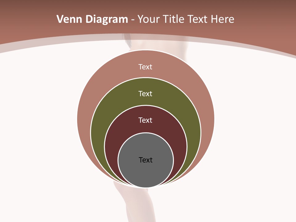 Lingerie Model Figure PowerPoint Template