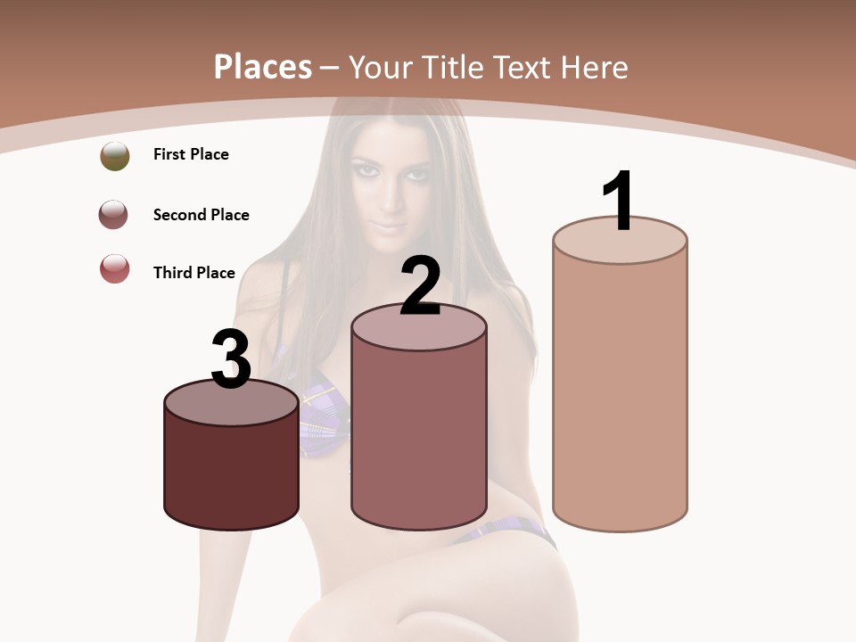 Bikini Fashion Seat PowerPoint Template