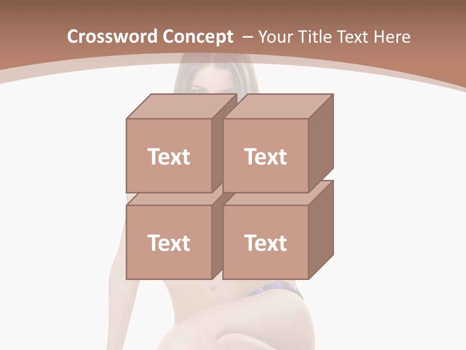 Bikini Fashion Seat PowerPoint Template