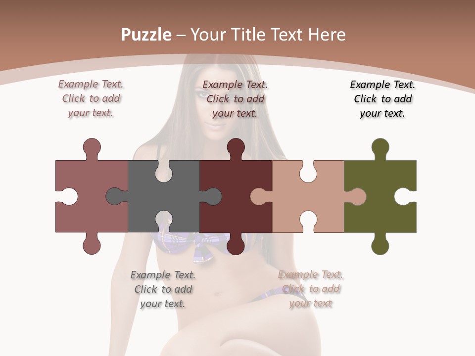 Bikini Fashion Seat PowerPoint Template