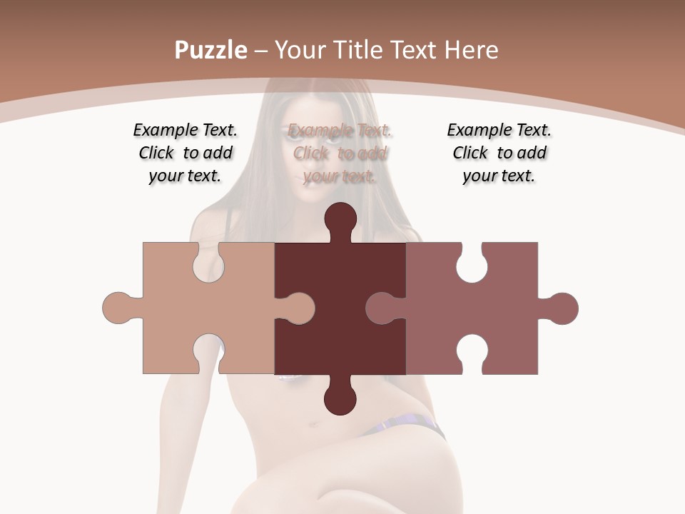 Bikini Fashion Seat PowerPoint Template