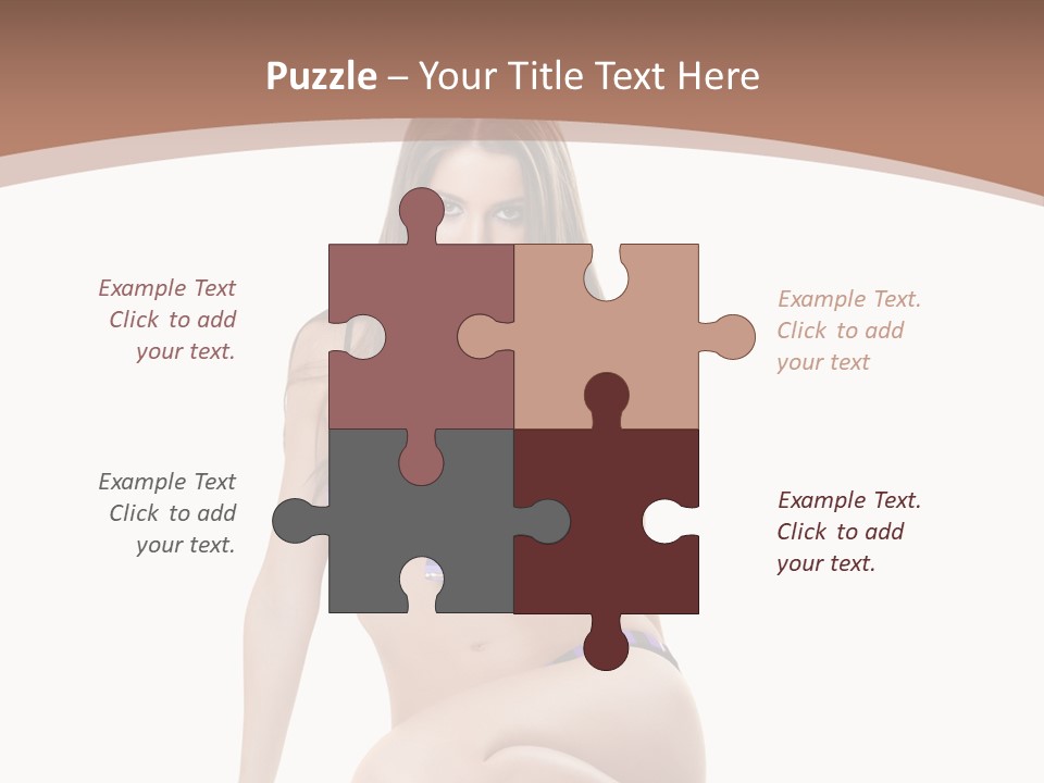 Bikini Fashion Seat PowerPoint Template