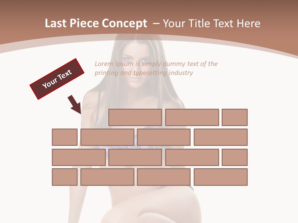Bikini Fashion Seat PowerPoint Template