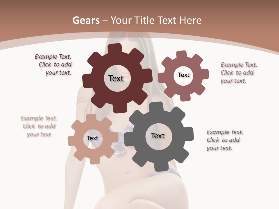 Bikini Fashion Seat PowerPoint Template