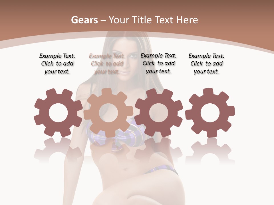 Bikini Fashion Seat PowerPoint Template