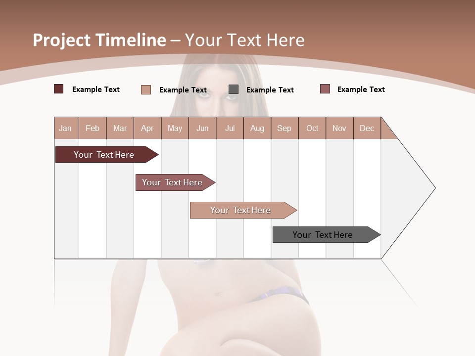 Bikini Fashion Seat PowerPoint Template