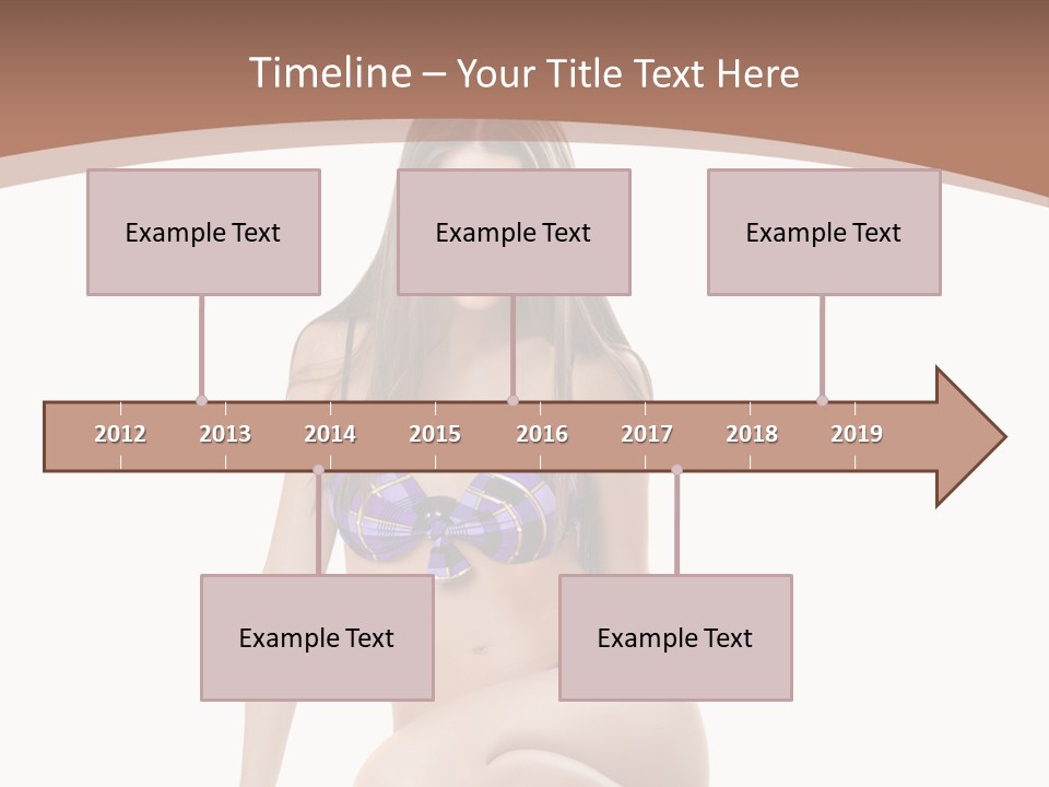 Bikini Fashion Seat PowerPoint Template