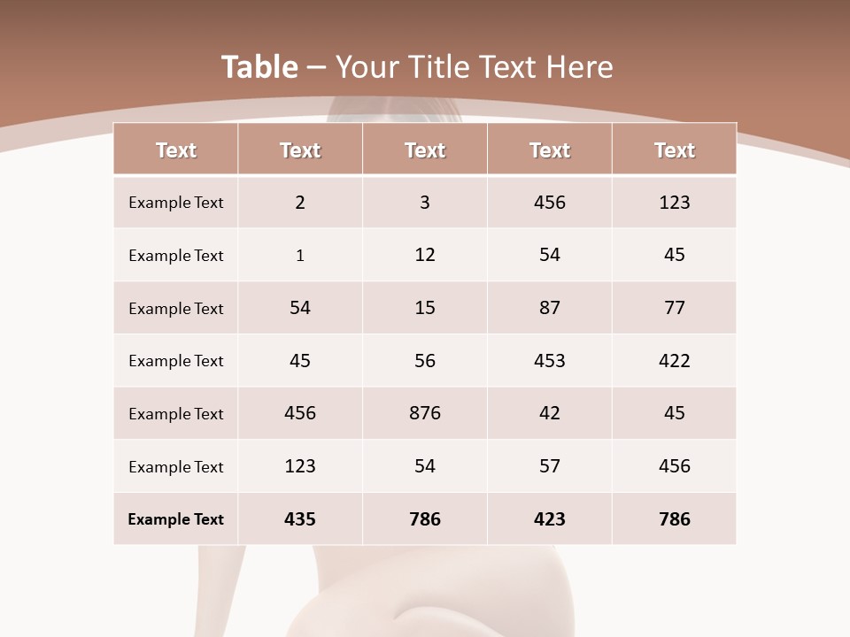 Bikini Fashion Seat PowerPoint Template