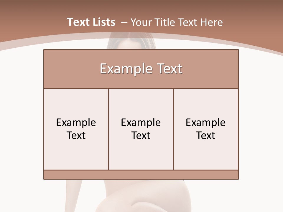 Bikini Fashion Seat PowerPoint Template