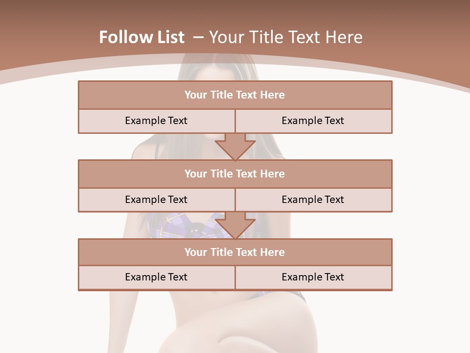 Bikini Fashion Seat PowerPoint Template