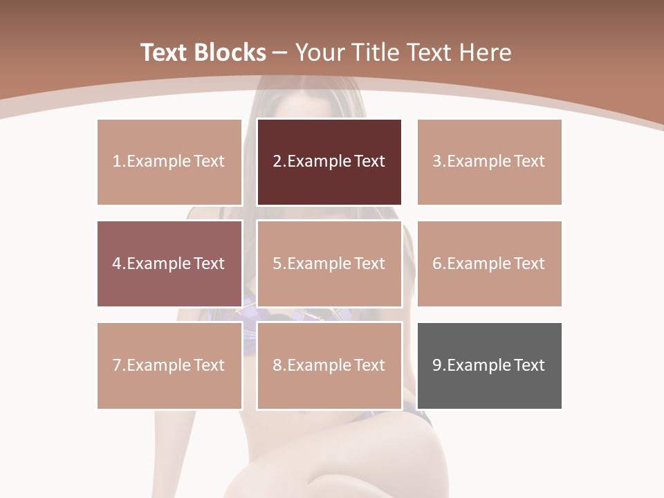 Bikini Fashion Seat PowerPoint Template