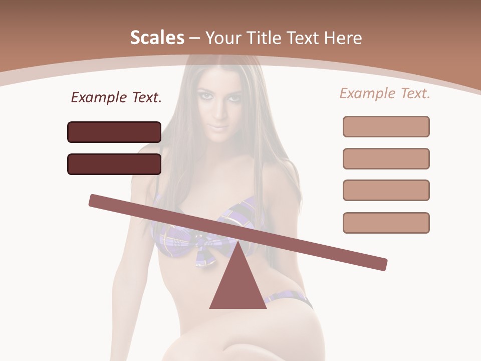 Bikini Fashion Seat PowerPoint Template