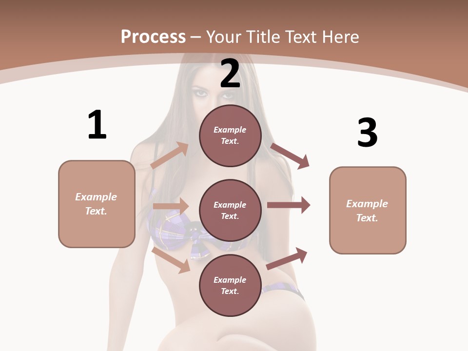 Bikini Fashion Seat PowerPoint Template