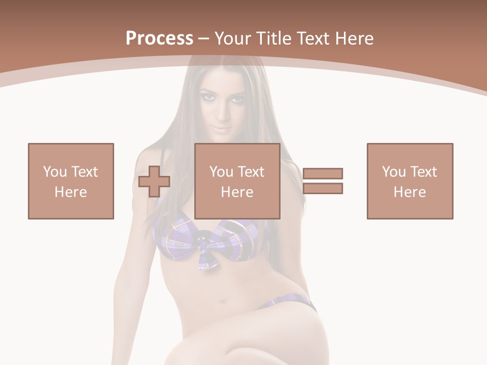Bikini Fashion Seat PowerPoint Template