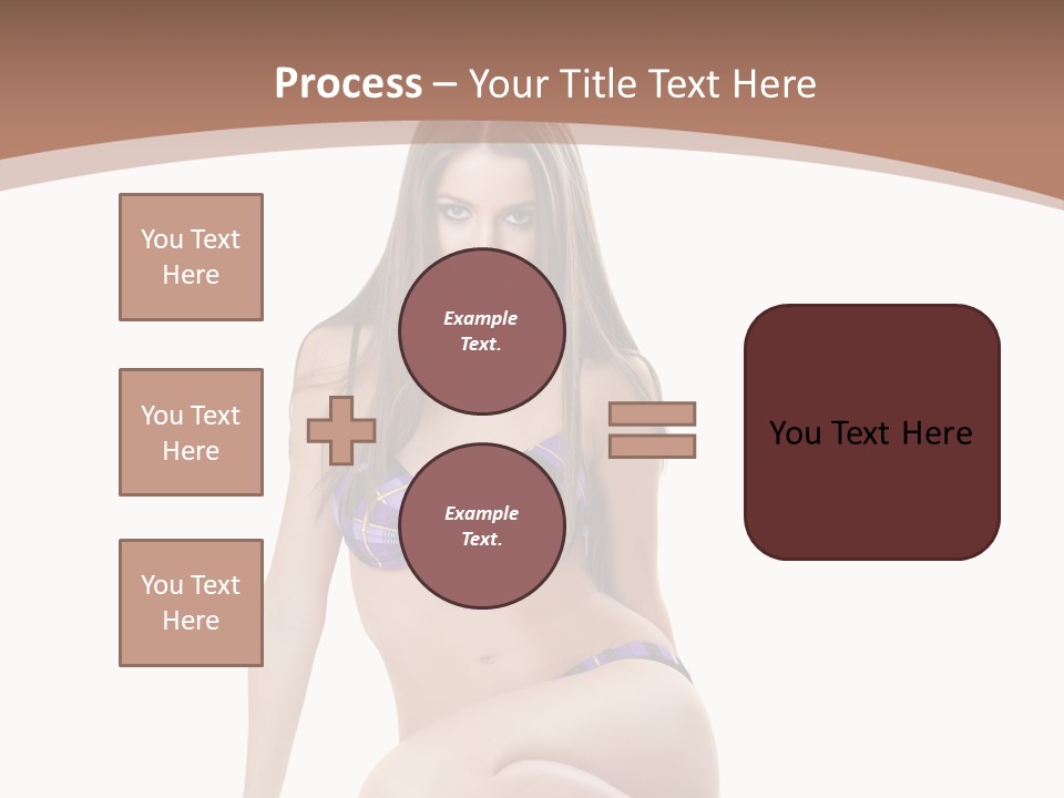 Bikini Fashion Seat PowerPoint Template