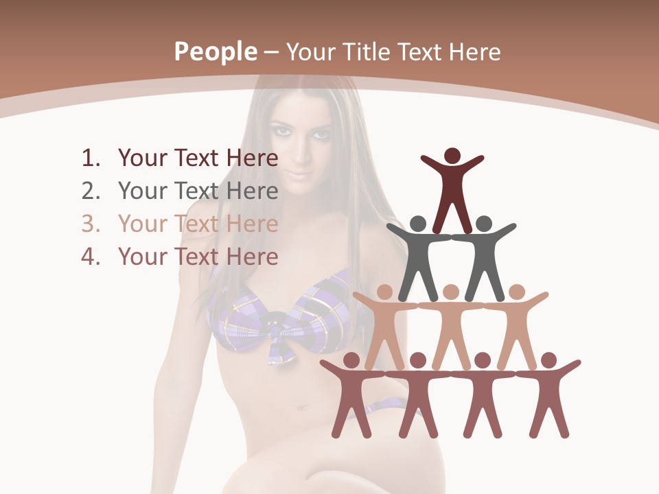 Bikini Fashion Seat PowerPoint Template