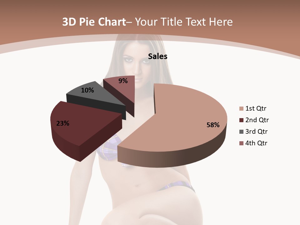 Bikini Fashion Seat PowerPoint Template