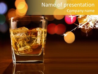 Disorienting Background Pub PowerPoint Template