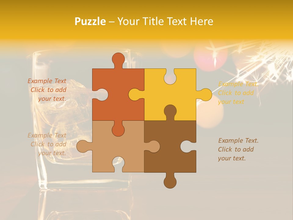 Disorienting Background Pub PowerPoint Template