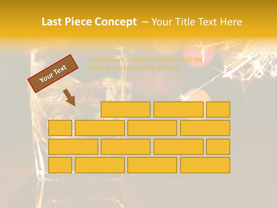 Disorienting Background Pub PowerPoint Template