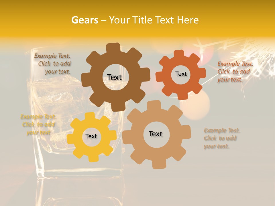 Disorienting Background Pub PowerPoint Template