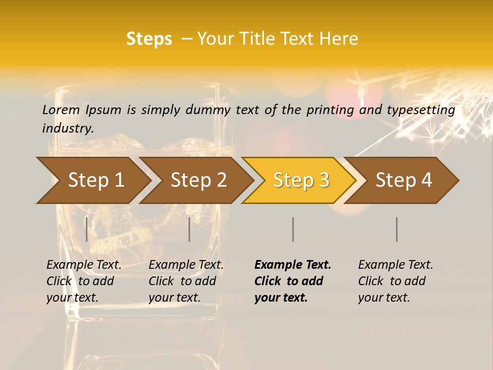 Disorienting Background Pub PowerPoint Template