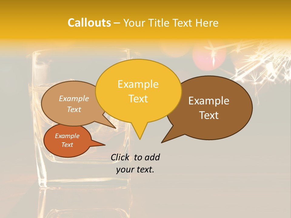 Disorienting Background Pub PowerPoint Template