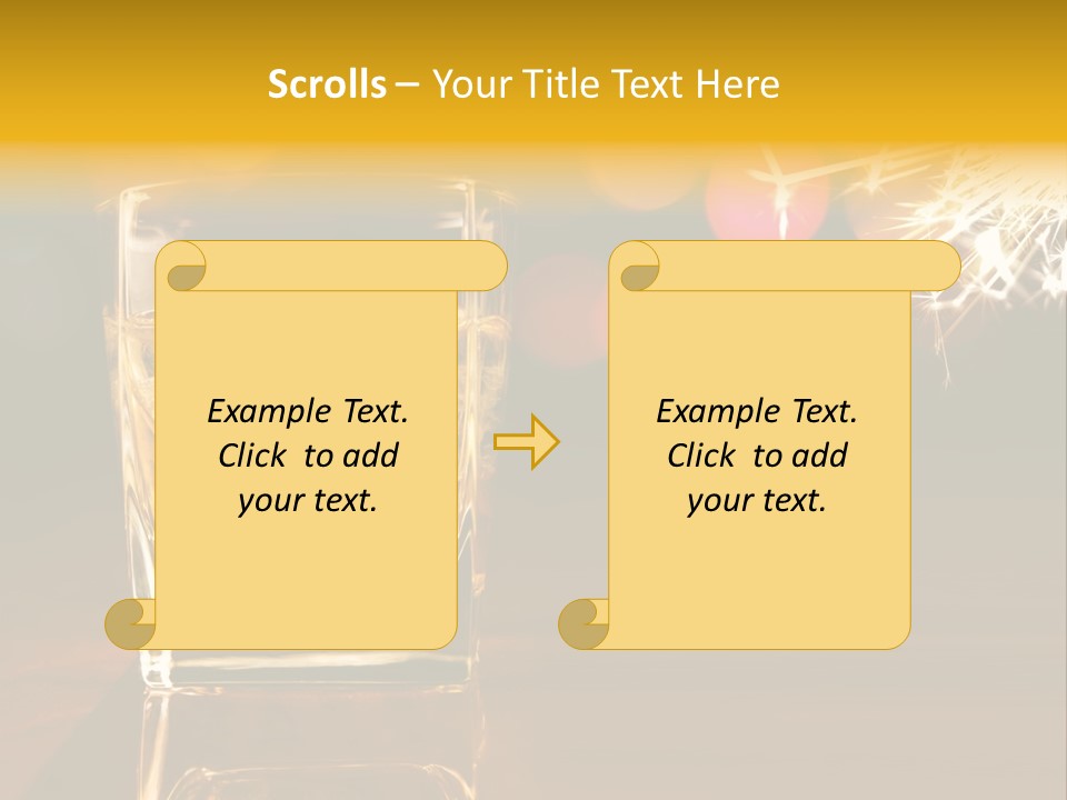Disorienting Background Pub PowerPoint Template