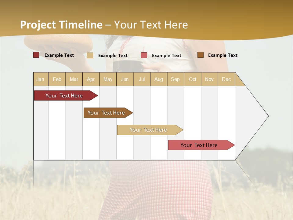 Female Belorussian Harvest PowerPoint Template