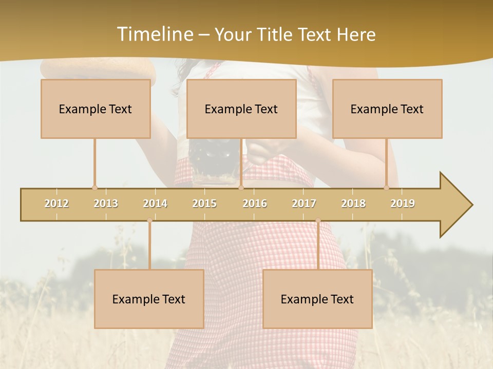 Female Belorussian Harvest PowerPoint Template