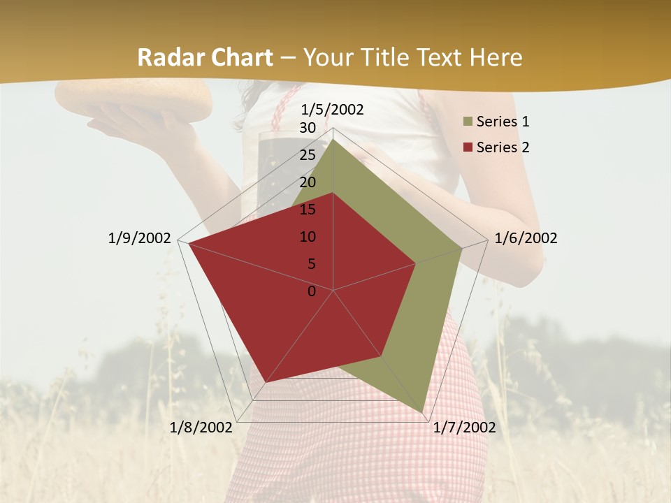 Female Belorussian Harvest PowerPoint Template