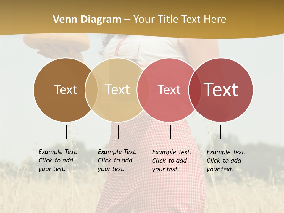 Female Belorussian Harvest PowerPoint Template