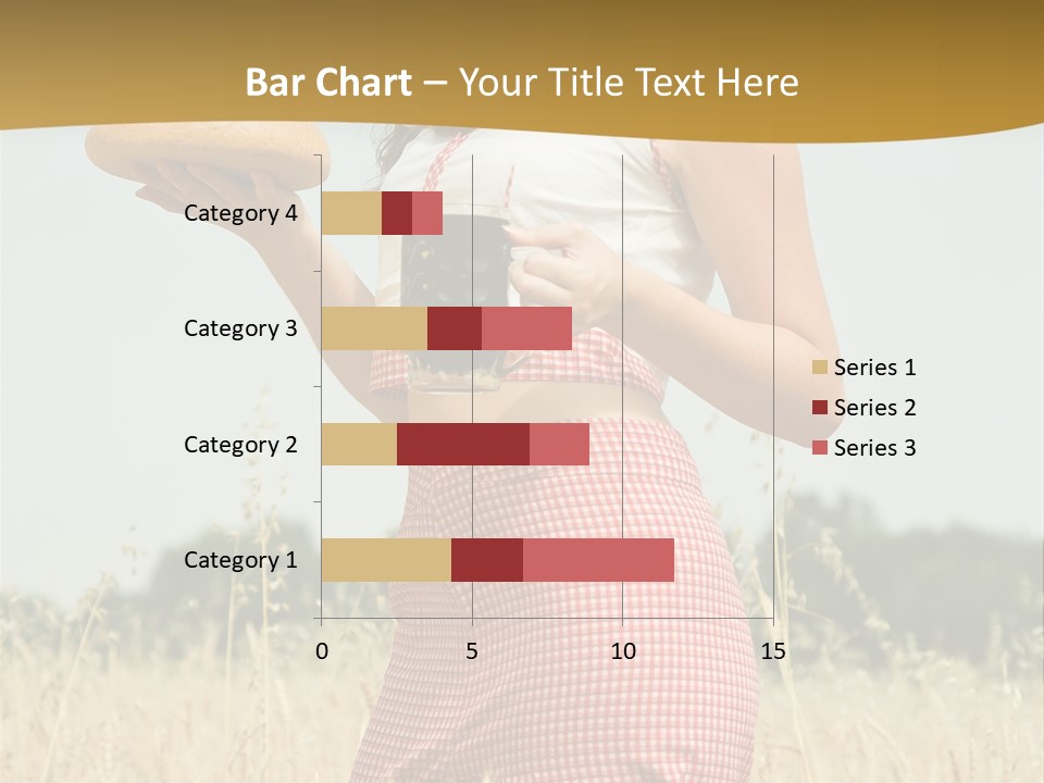 Female Belorussian Harvest PowerPoint Template