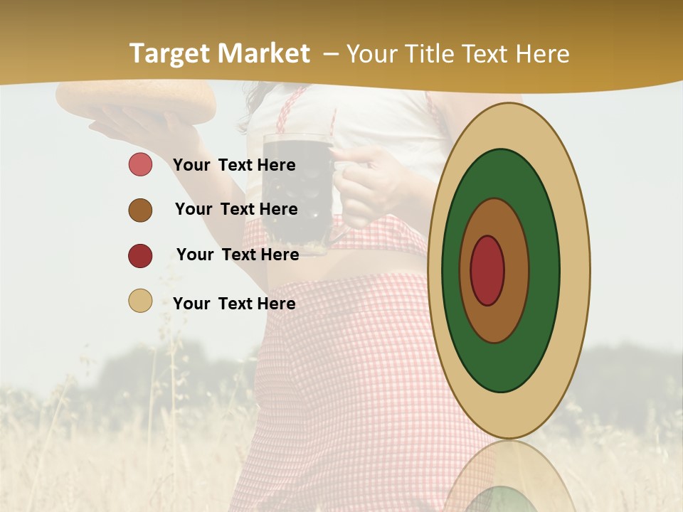 Female Belorussian Harvest PowerPoint Template