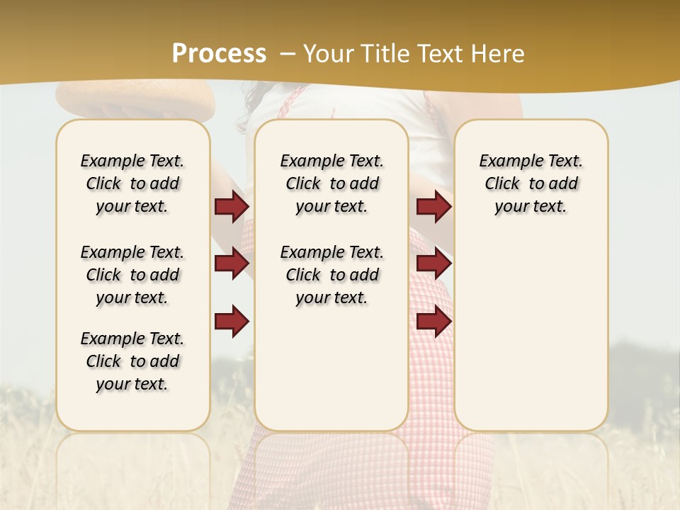 Female Belorussian Harvest PowerPoint Template