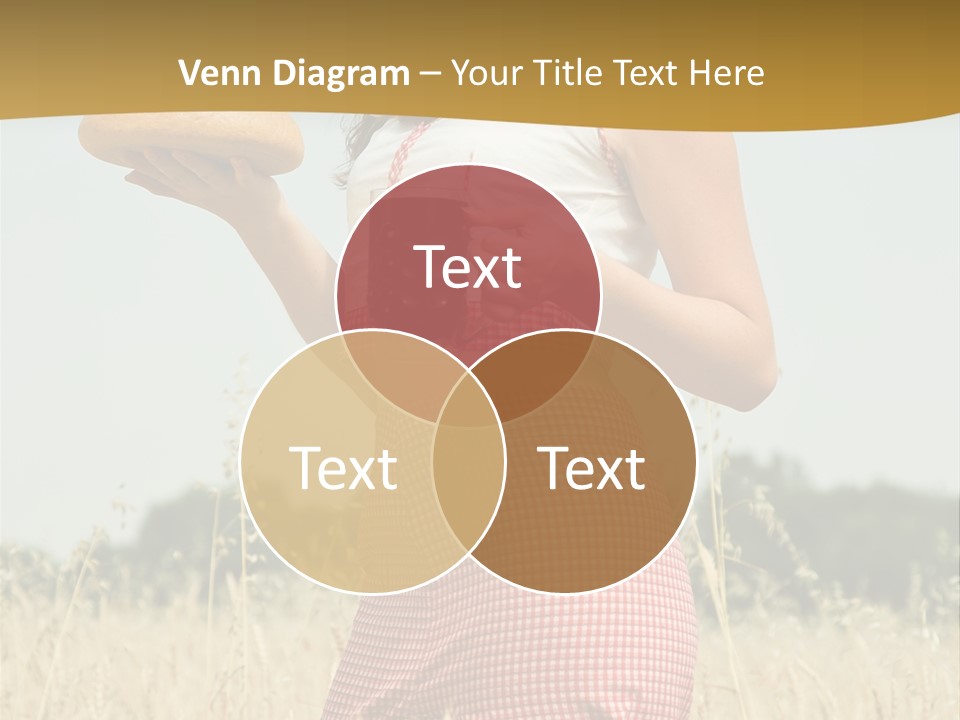 Female Belorussian Harvest PowerPoint Template