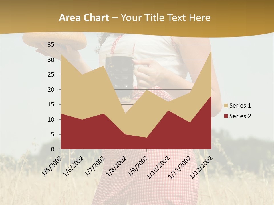 Female Belorussian Harvest PowerPoint Template
