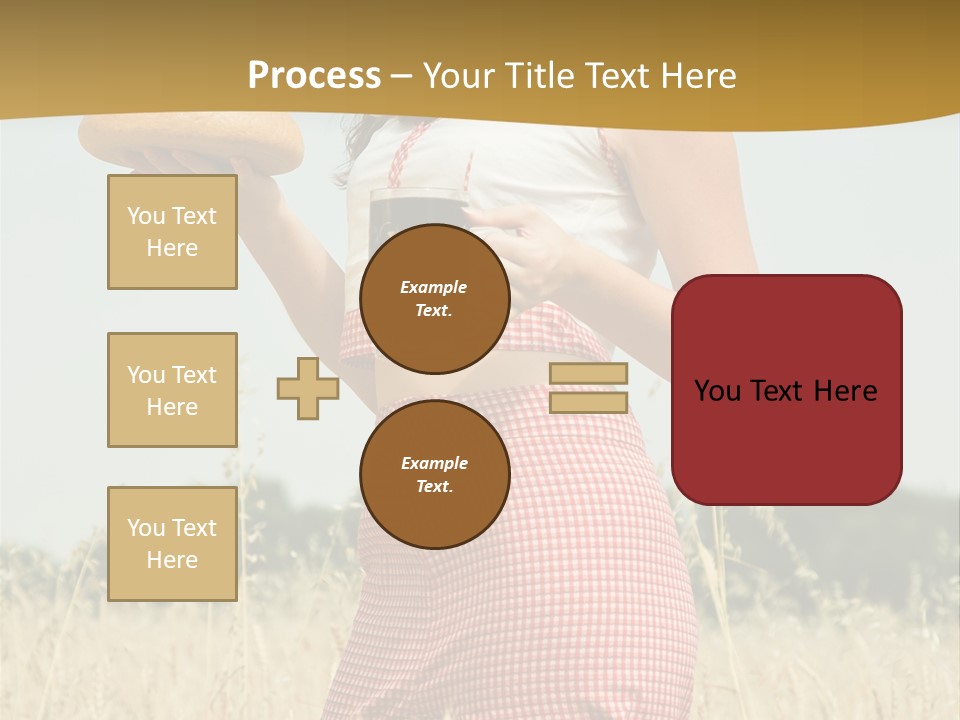 Female Belorussian Harvest PowerPoint Template