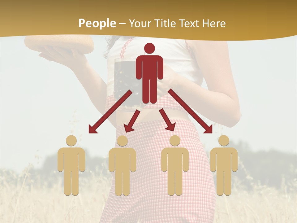 Female Belorussian Harvest PowerPoint Template