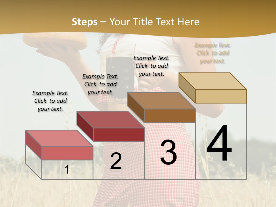 Female Belorussian Harvest PowerPoint Template