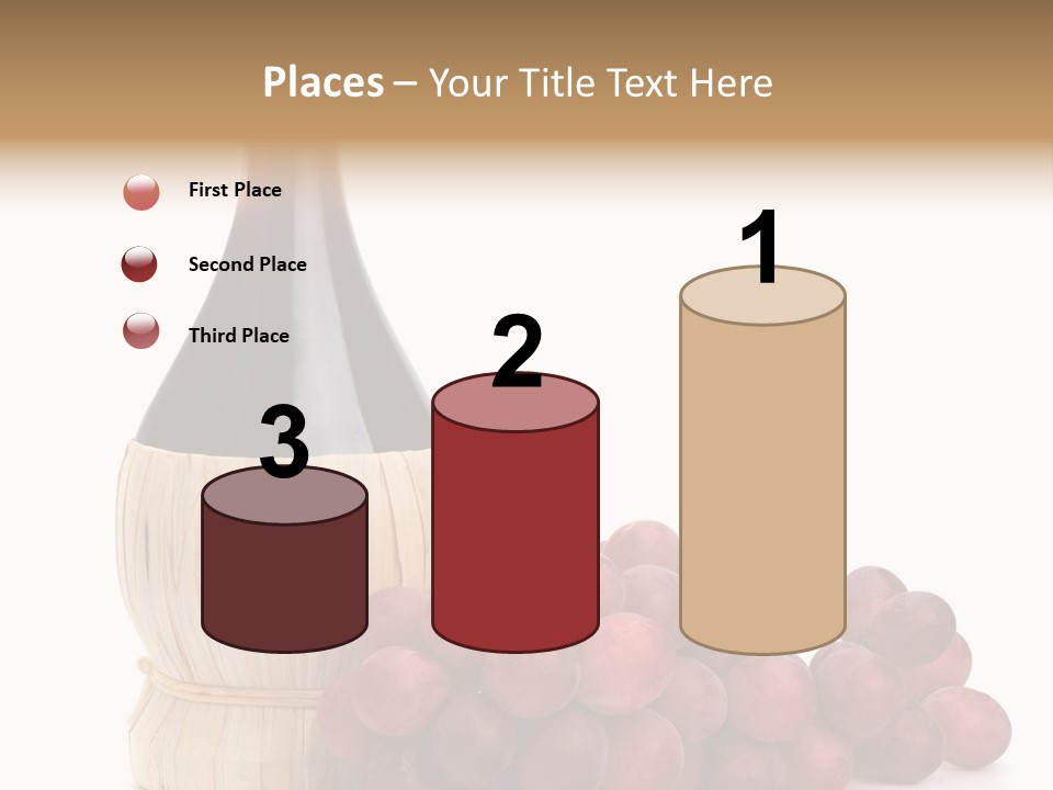 Grape Sweet Alcohol PowerPoint Template