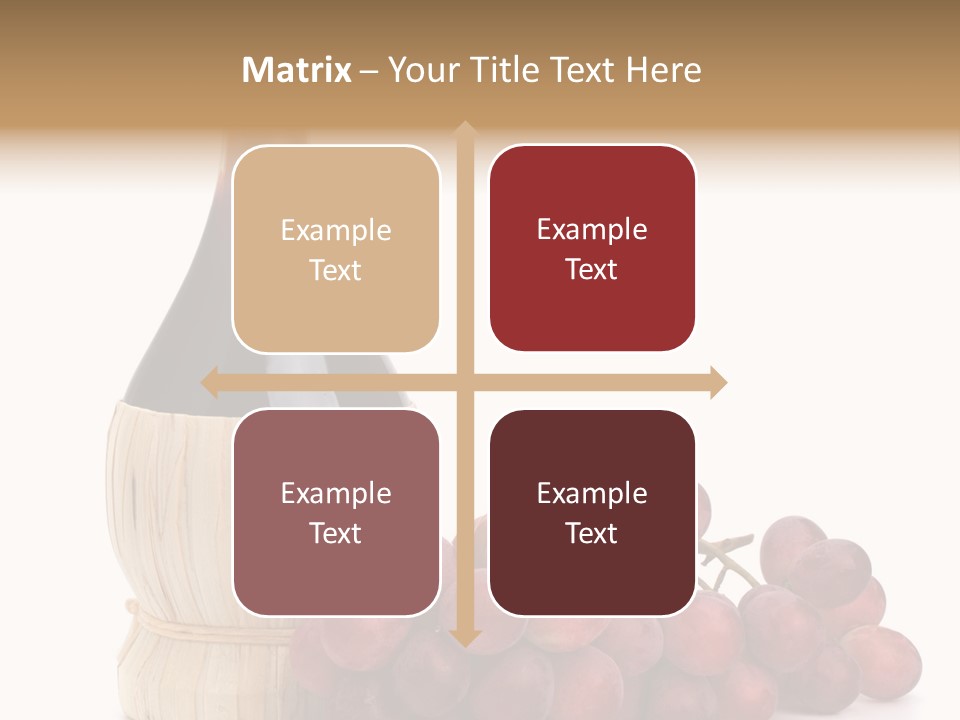 Grape Sweet Alcohol PowerPoint Template