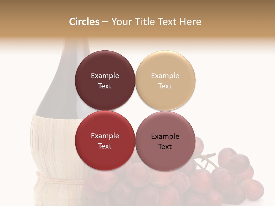 Grape Sweet Alcohol PowerPoint Template