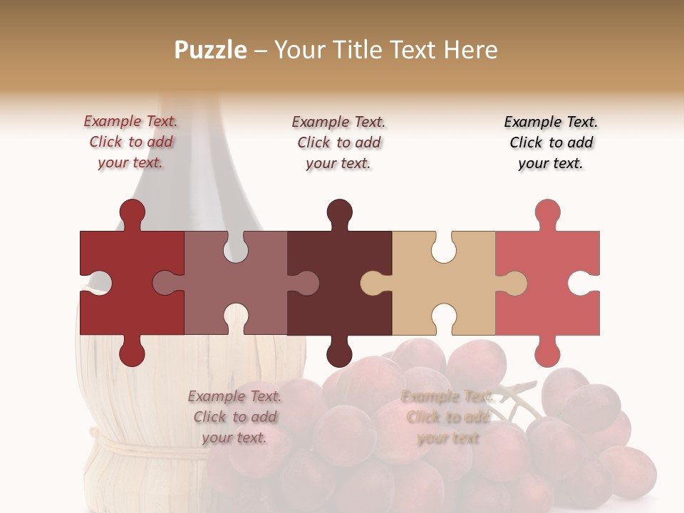 Grape Sweet Alcohol PowerPoint Template