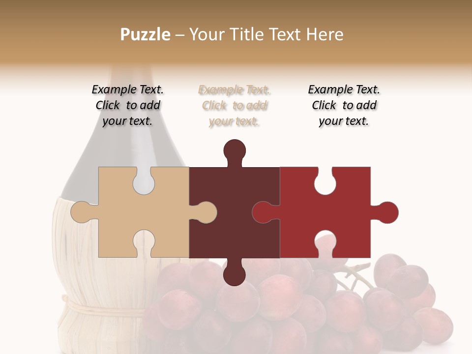 Grape Sweet Alcohol PowerPoint Template