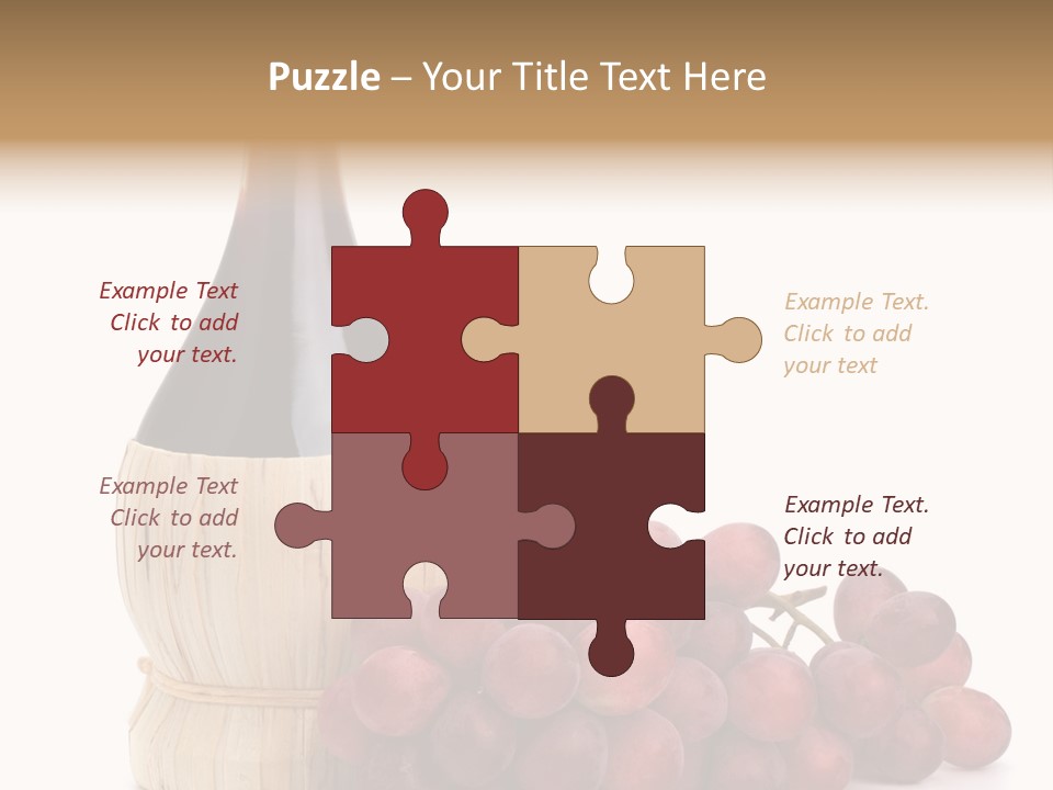 Grape Sweet Alcohol PowerPoint Template