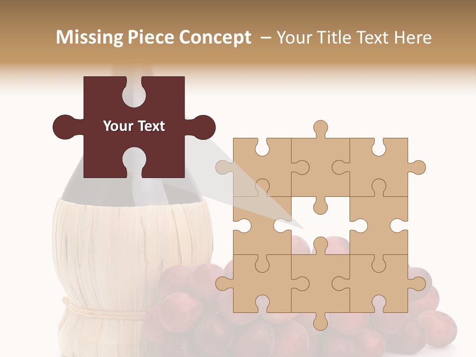 Grape Sweet Alcohol PowerPoint Template