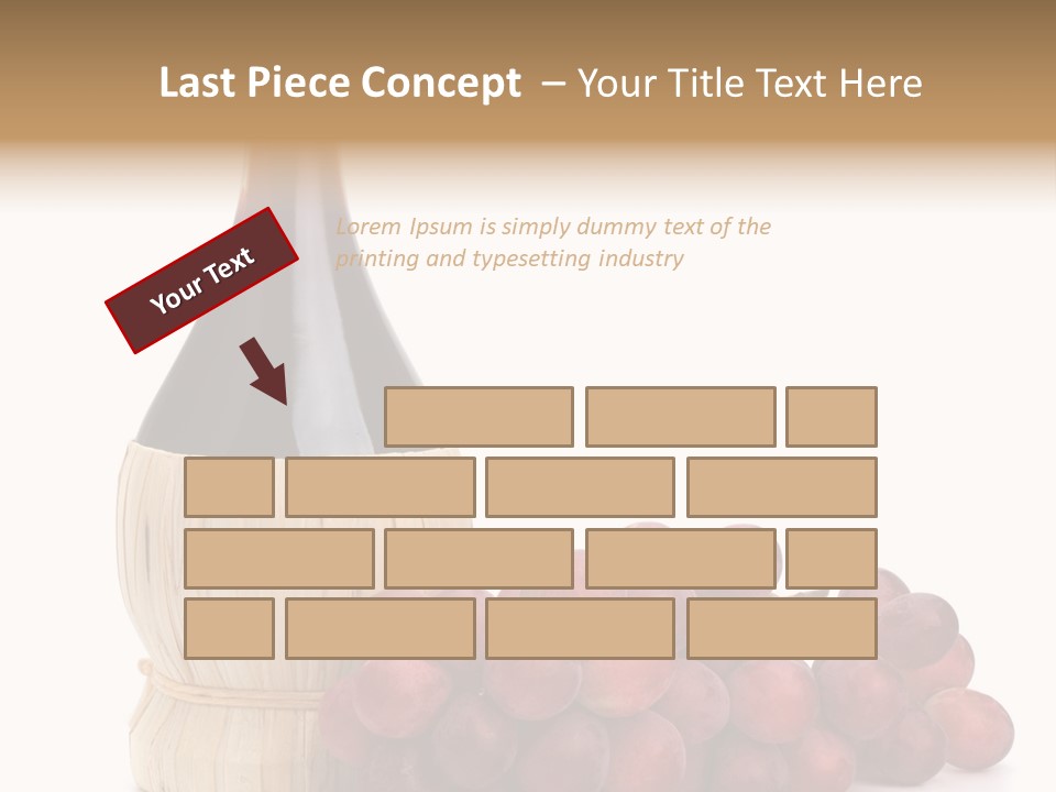 Grape Sweet Alcohol PowerPoint Template