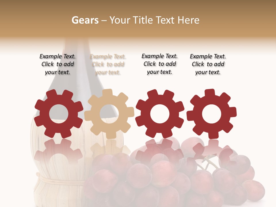 Grape Sweet Alcohol PowerPoint Template